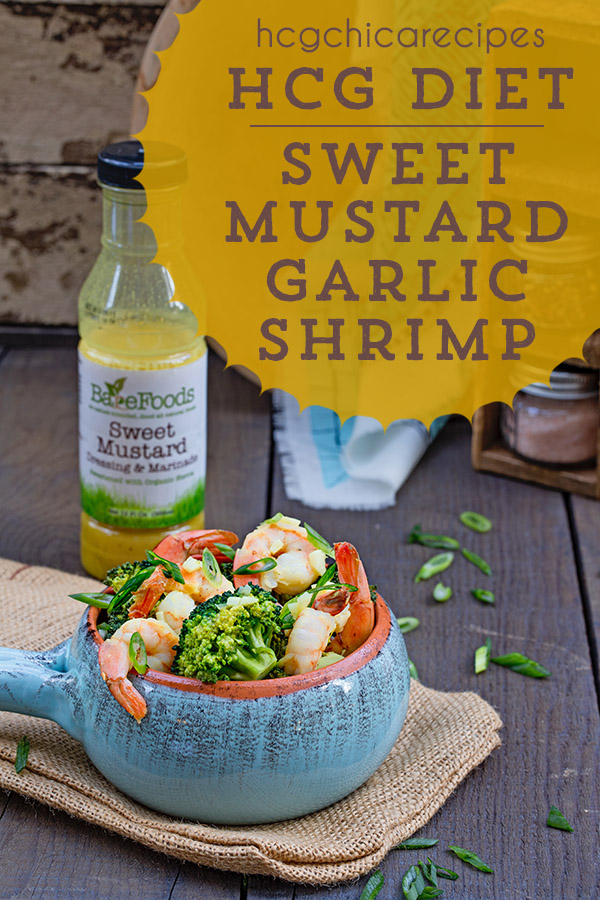 P2 Hcg Diet Seafood Recipe Sweet Mustard Garlic Shrimp W Broccoli Or