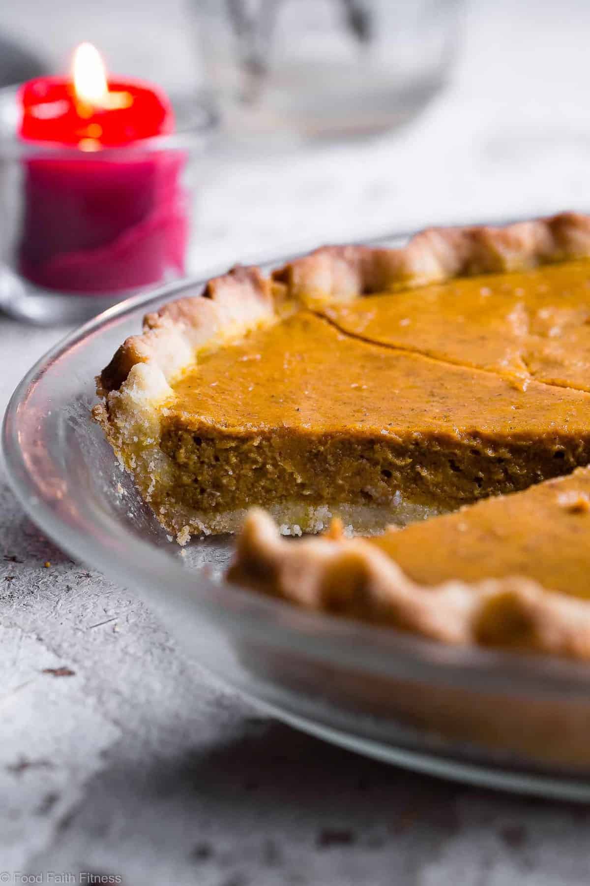 Paleo Low Carb Sugar Free Pumpkin Pie Food Faith Fitness