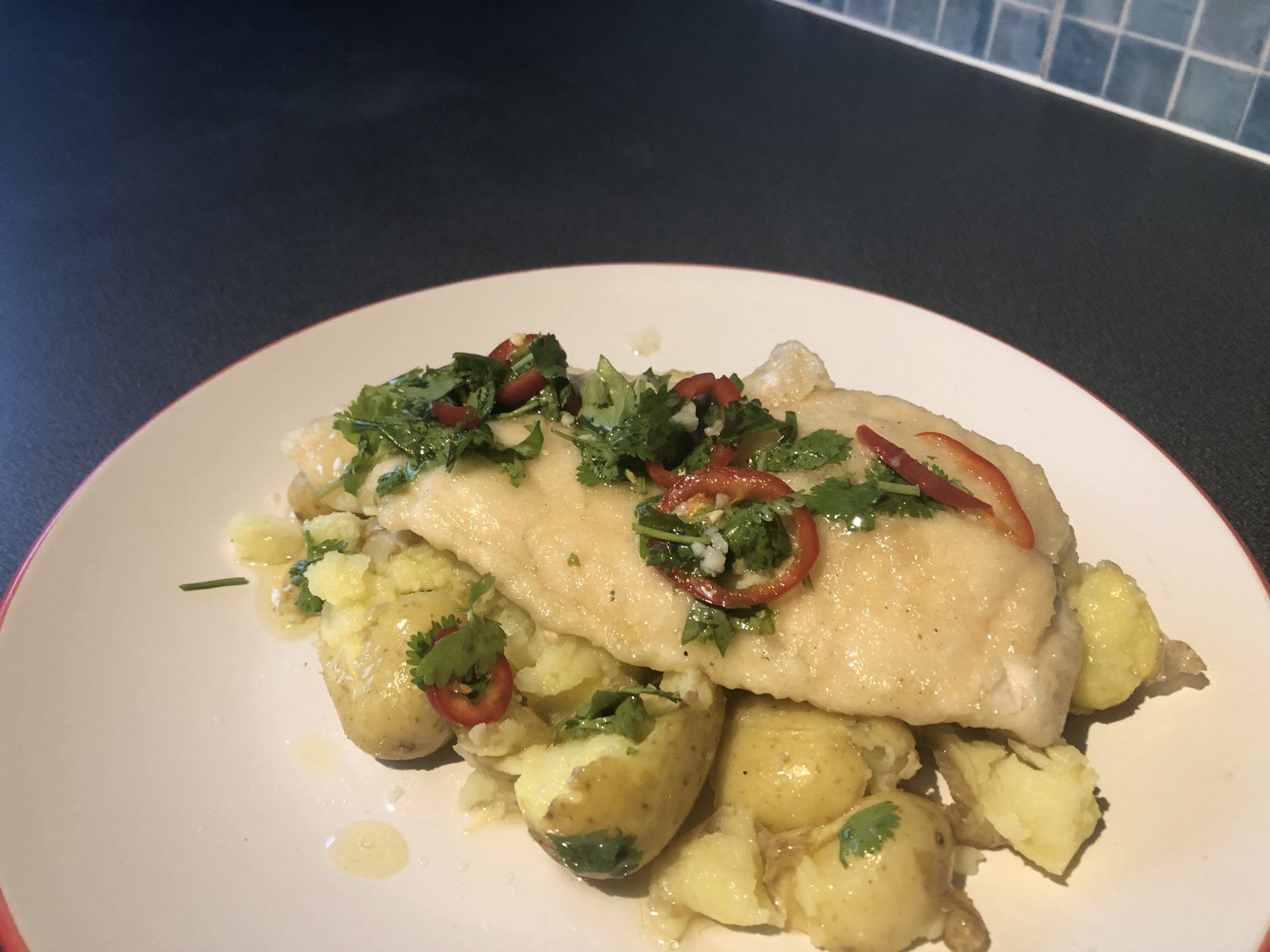 Pan Fried Basa Fillet With A Chilli And Coriander Salsa Recipe