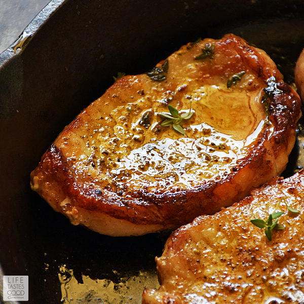 Pan Seared Boneless Pork Chops Life Tastes Good