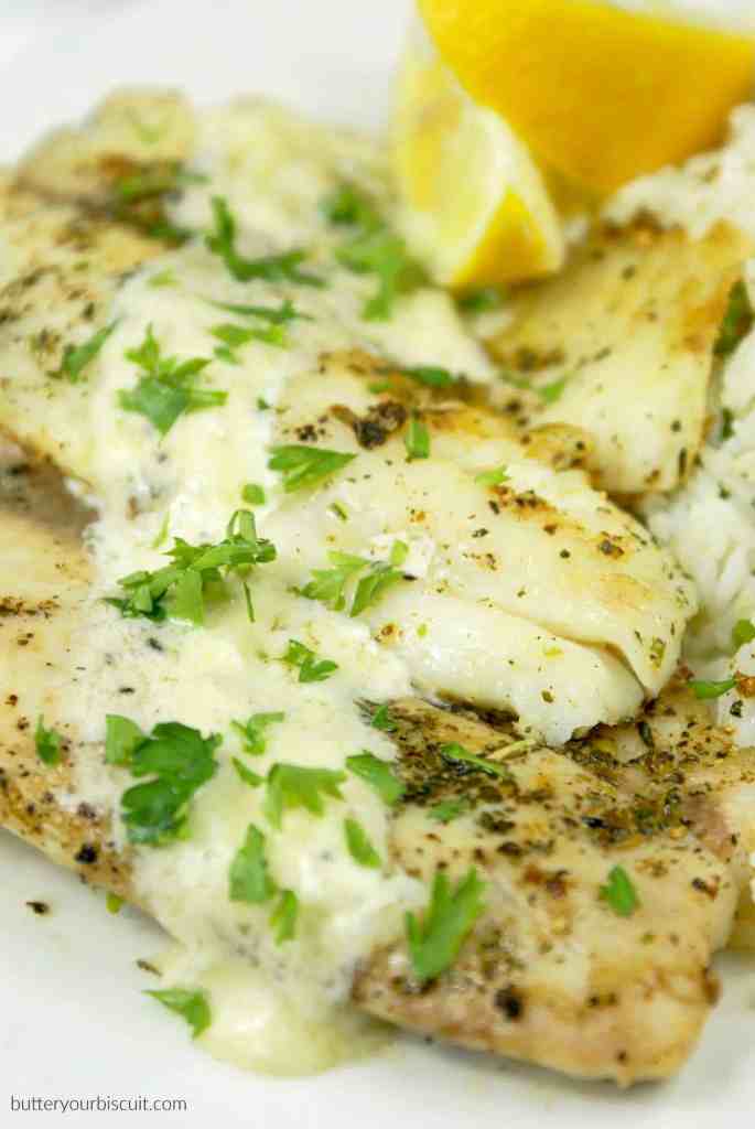 Pan Seared Tilapia With Lemon Butter Sauce