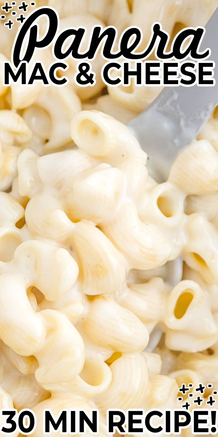 Panera S Mac Cheese Recipe Food Folks And Fun