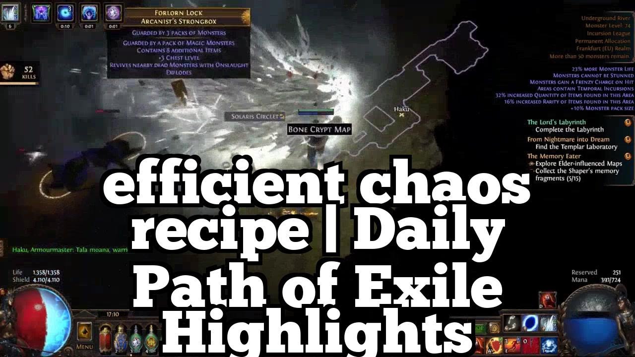 Path Of Exile Recipe Vaal Orb Youtube