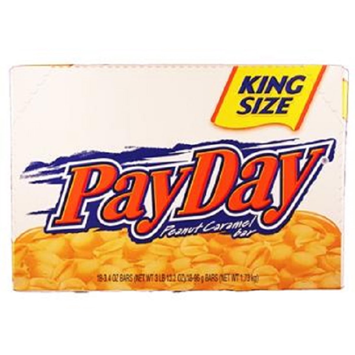 Payday Chocolatey Peanut Caramel King Size Candy 3 1 Oz Bar Walmart Com