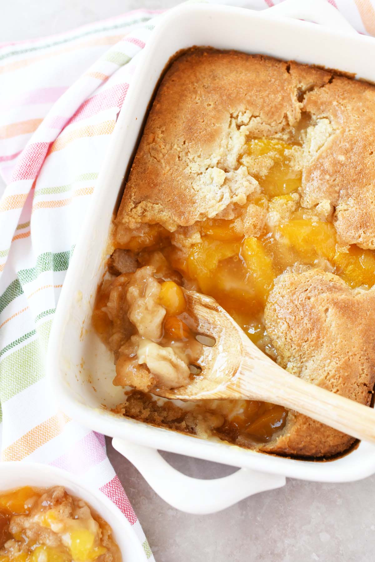 Peach Cobbler With Canned Peaches