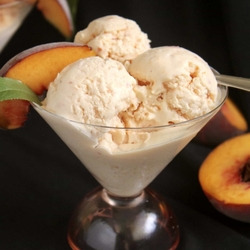 Peach Ice Cream Quick And Easy Blender Recipe Christina Amp 39 S Cucina