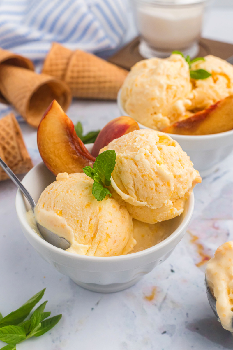 Peach Ice Cream Recipes For Holidays