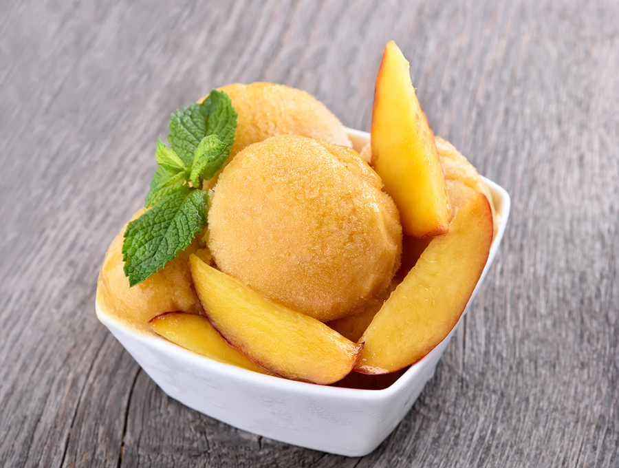 Peach Sorbet Peach Sorbet Peach Sorbet Recipe Sorbet Recipes