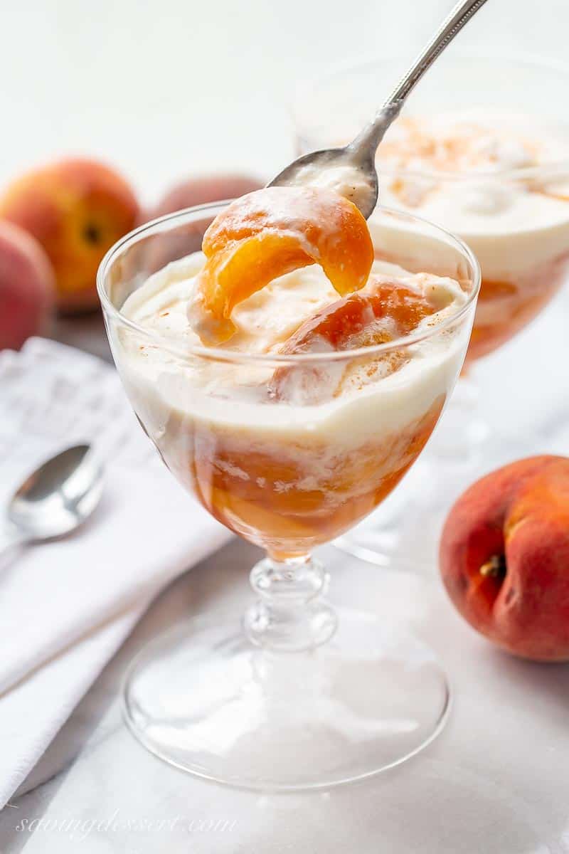 Peaches Cream Dessert