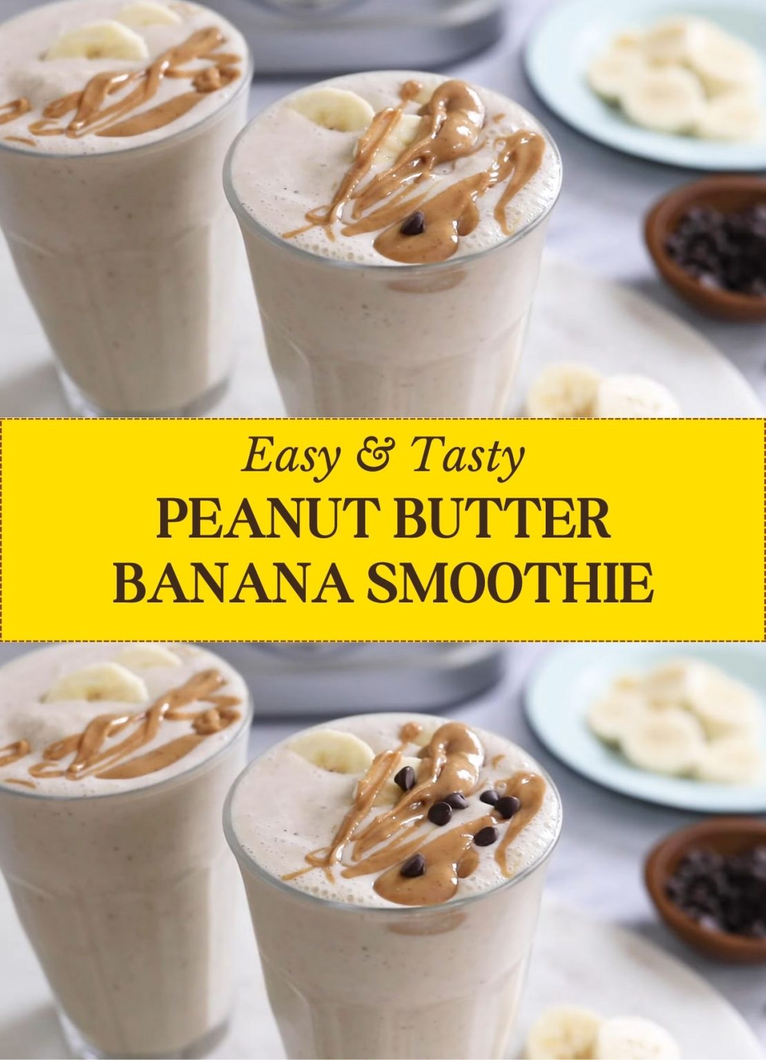 Peanut Butter Banana Smoothie Easy Recipe Chef