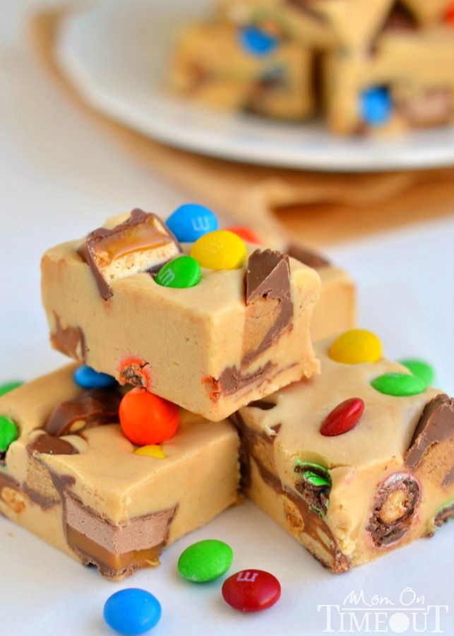 Peanut Butter Candy Bar Fudge Mom On Timeout