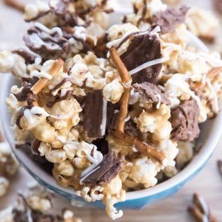 Peanut Butter Caramel Popcorn Like Mother Like Daughter Snacks