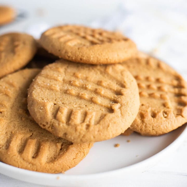 Peanut Butter Cookies Retro Recipe Box