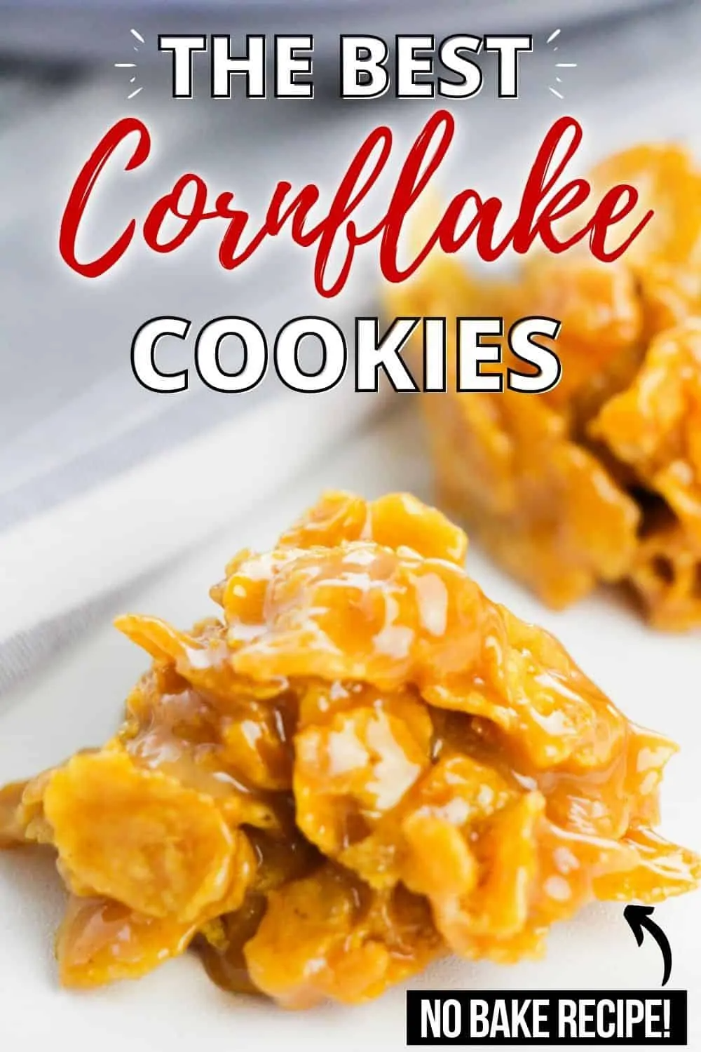 Peanut Butter Cornflake Cookies Easy No Bake Cookies