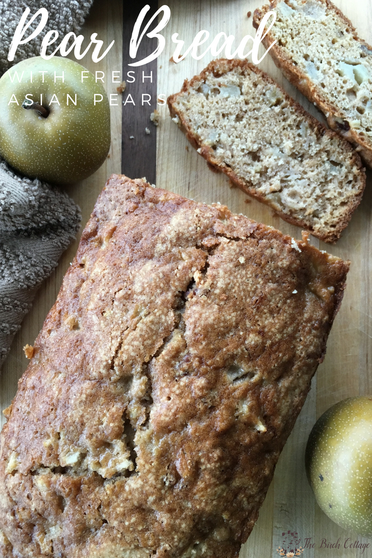 Pear Bread Recipe With Fresh Asian Pears Printable Recipe Cards