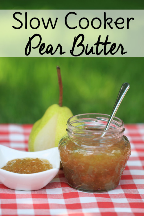 Pear Butter In The Slow Cooker Get The Good Stuff