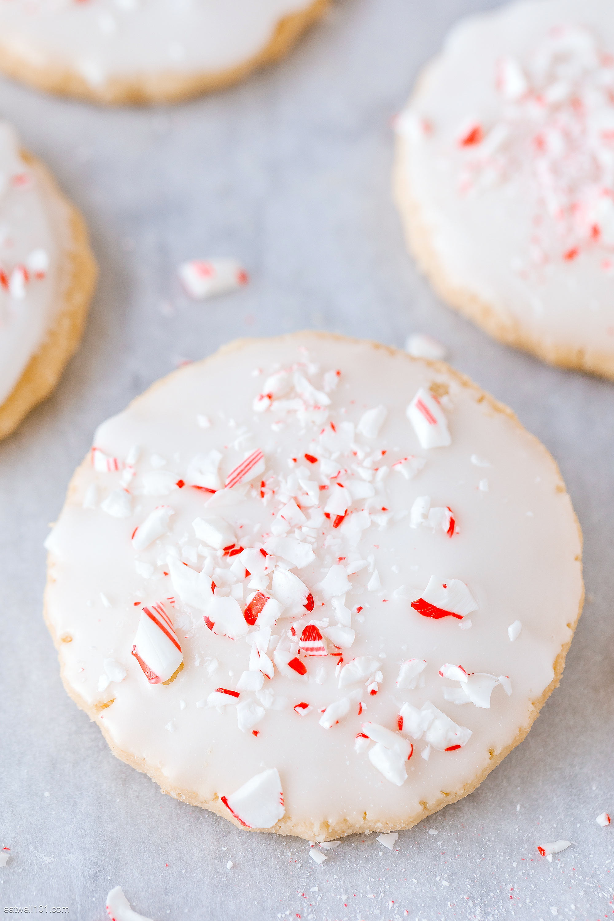 Peppermint Christmas Shortbread Cookies Recipe Christmas Cookies