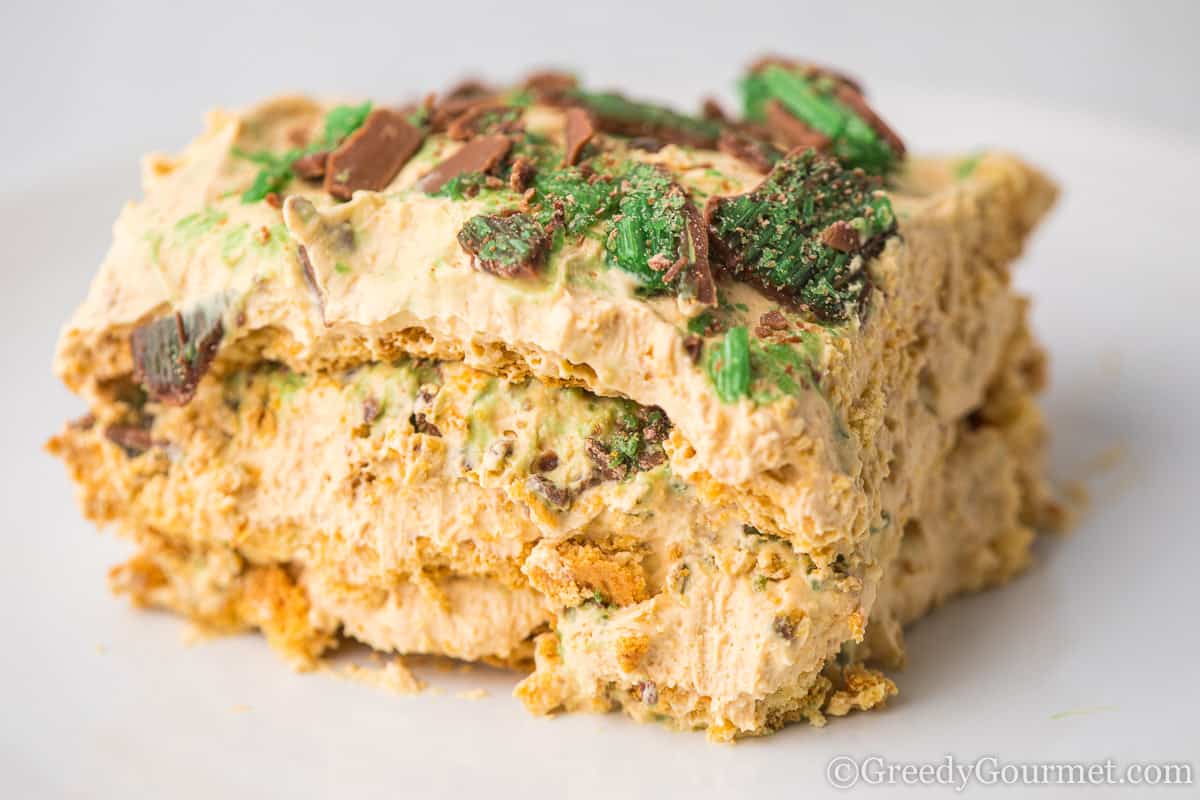 Peppermint Crisp Tart Greedy Gourmet