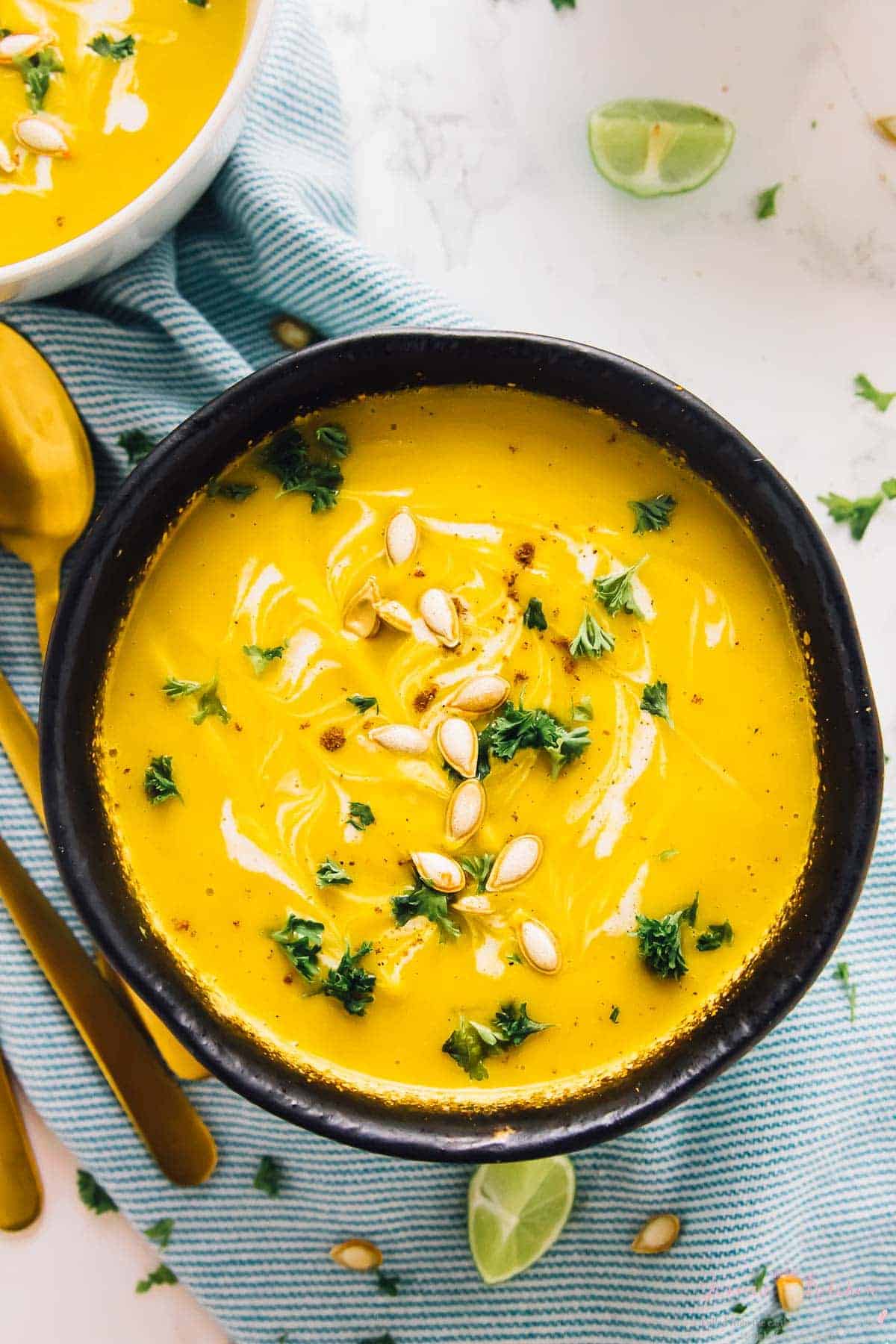 Perfect Butternut Squash Soup Vidhya S Vegetarian Kitchen