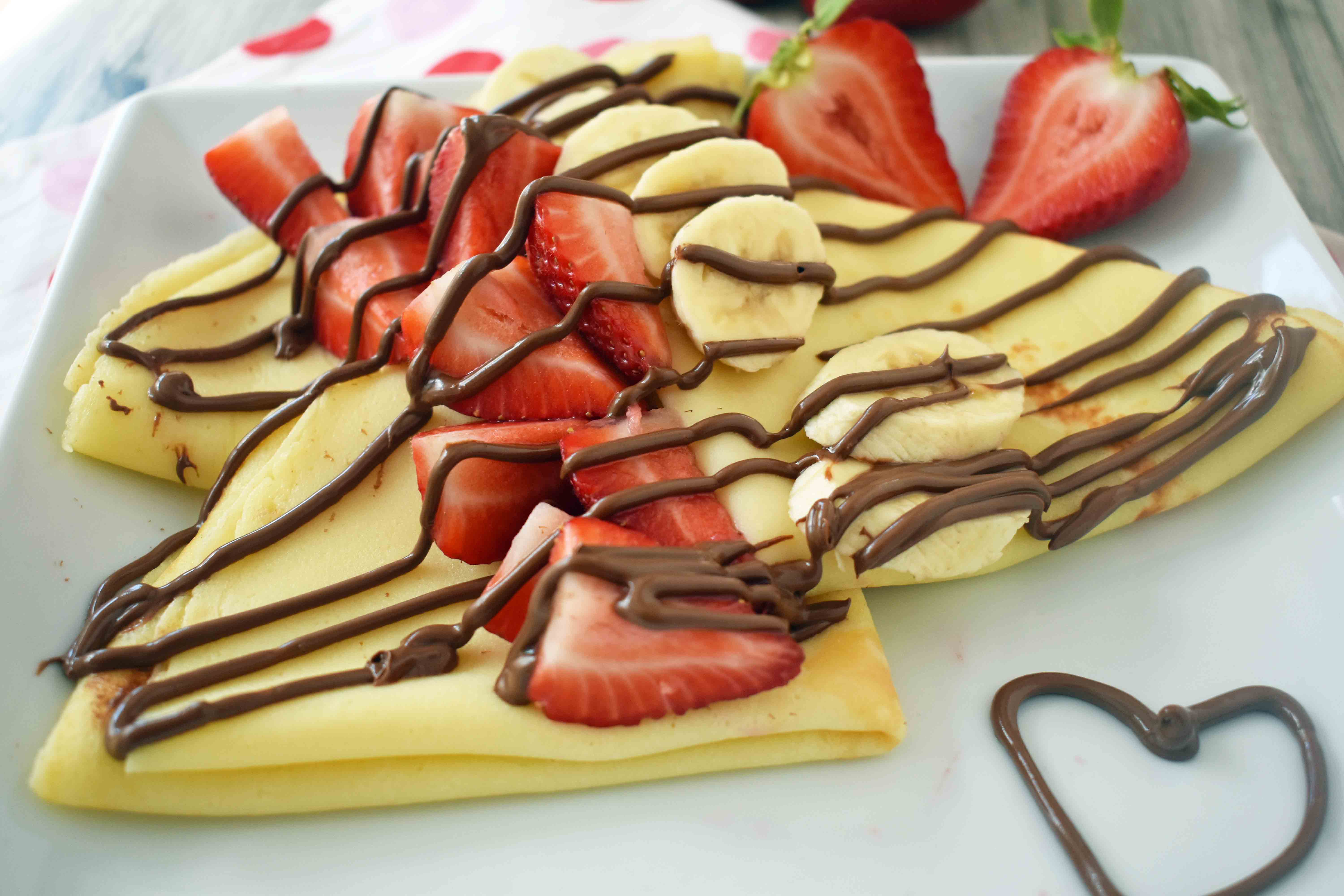 Perfect Crepes Recipe With Strawberries And Nutella Modern Honey