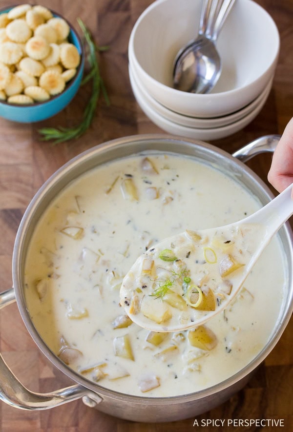 Perfect New England Clam Chowder Recipe A Spicy Perspective