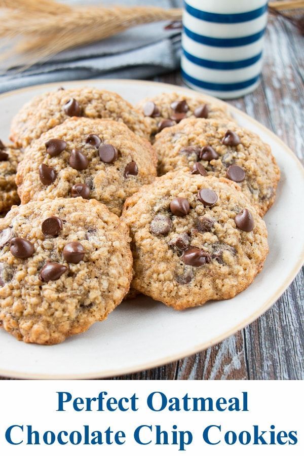 Perfect Oatmeal Chocolate Chip Cookies