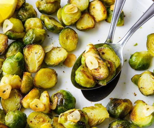 Perfectly Roasted Brussels Sprouts With Bacon Paleo Grubs