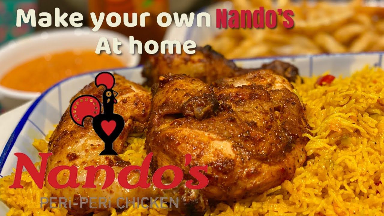 Peri Peri Chicken Nando S Style Spicy Rice Recipe Nando S Copycat