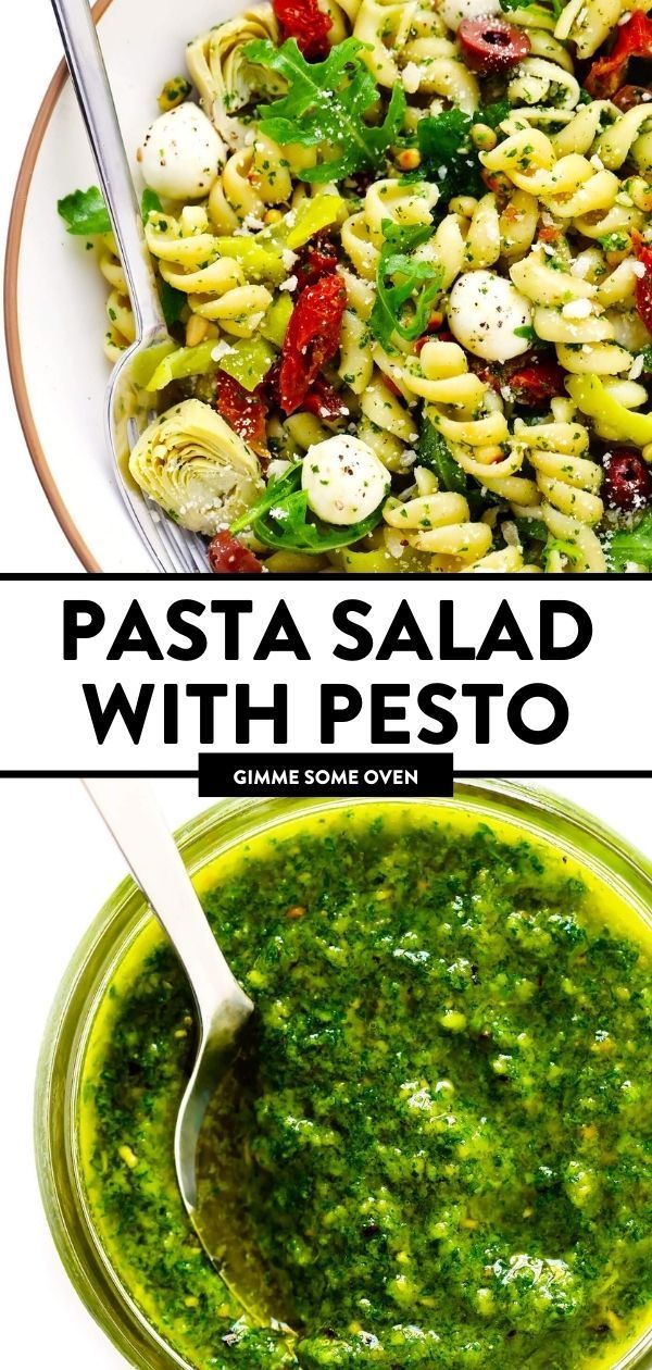 Pesto Pasta Salad Recipe Gimme Some Oven