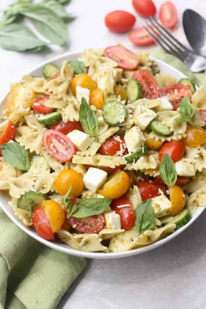 Pesto Pasta Salad Tastes Better From Scratch