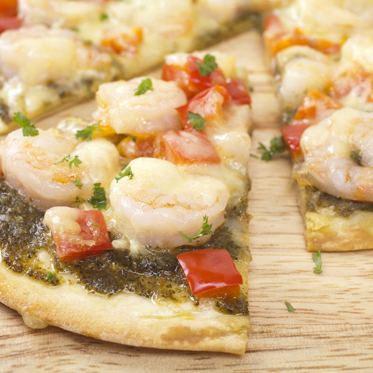 Pesto Shrimp Pizza Recipe Eatingwell