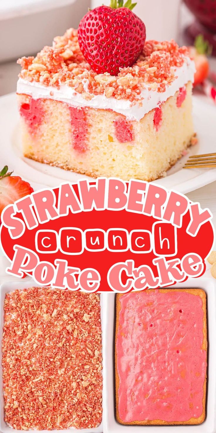 Pin By Mam Personal On Valentines Poke Cake Poke Cakes Strawberry Poke Cakes