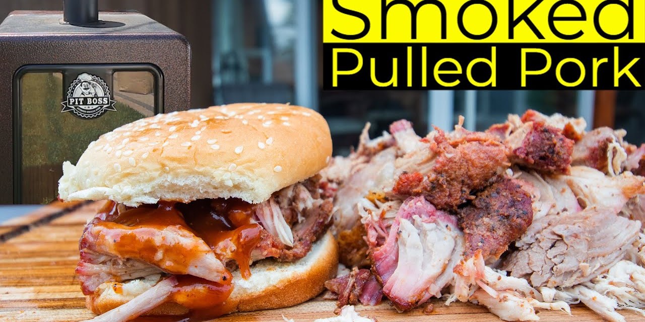 Pit Boss Smoked Pulled Pork Vertical Pellet Smoker Bbq Grills Plus