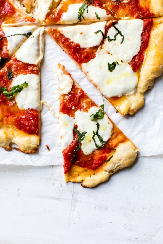 Pizza Margherita Easy Margherita Pizza Recipe No Yeast Skinnytaste