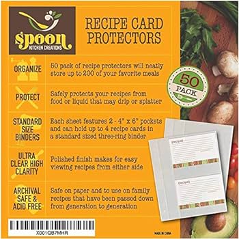 Pocket Page Recipe Book Organize Your Culinary Creations Kitchen Aiding