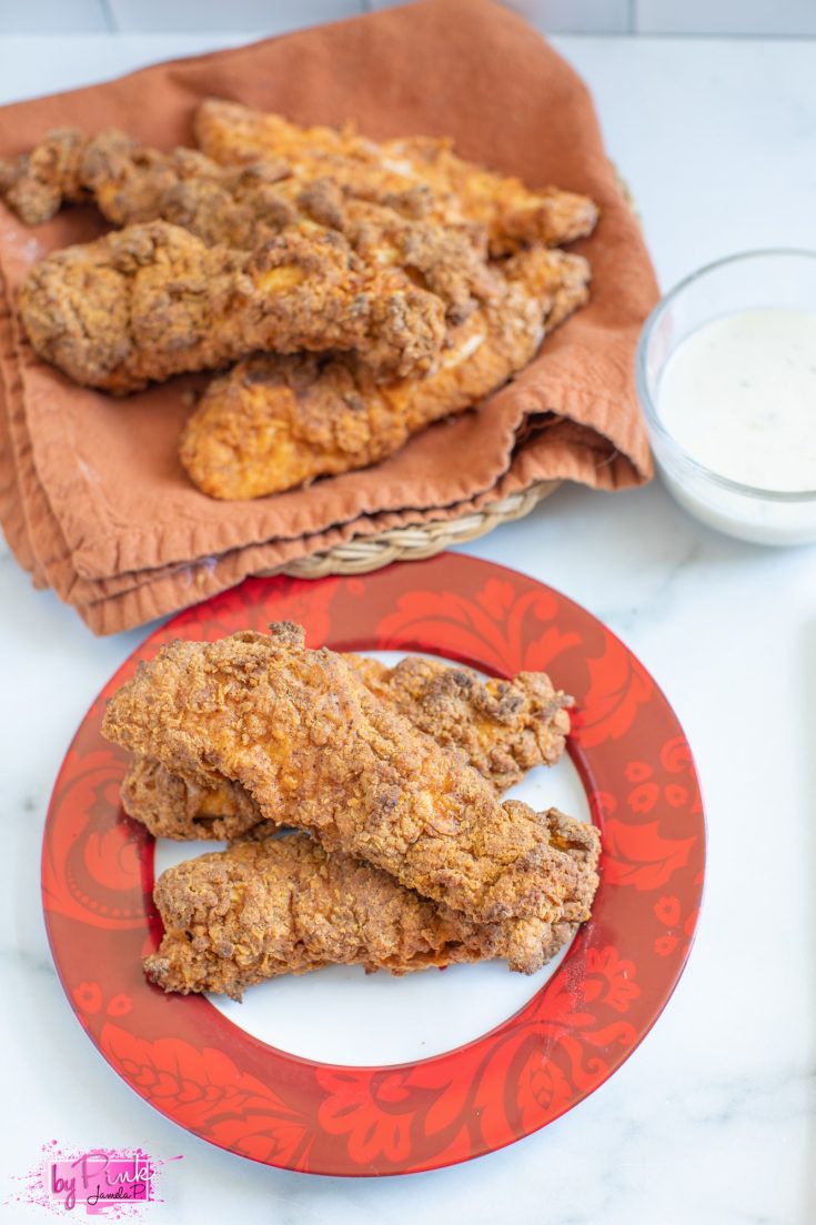 Popeyes Chicken Tenders In The Air Fryer By Pink