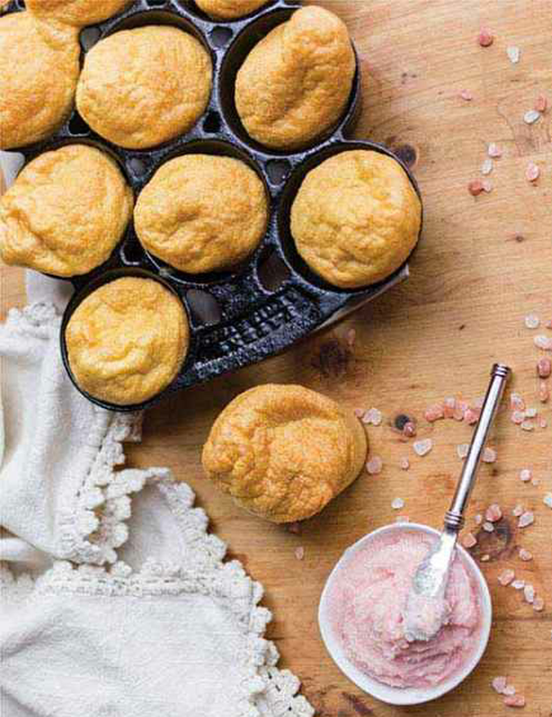 Popovers With Strawberry Butter Video Recipe Strawberry Butter