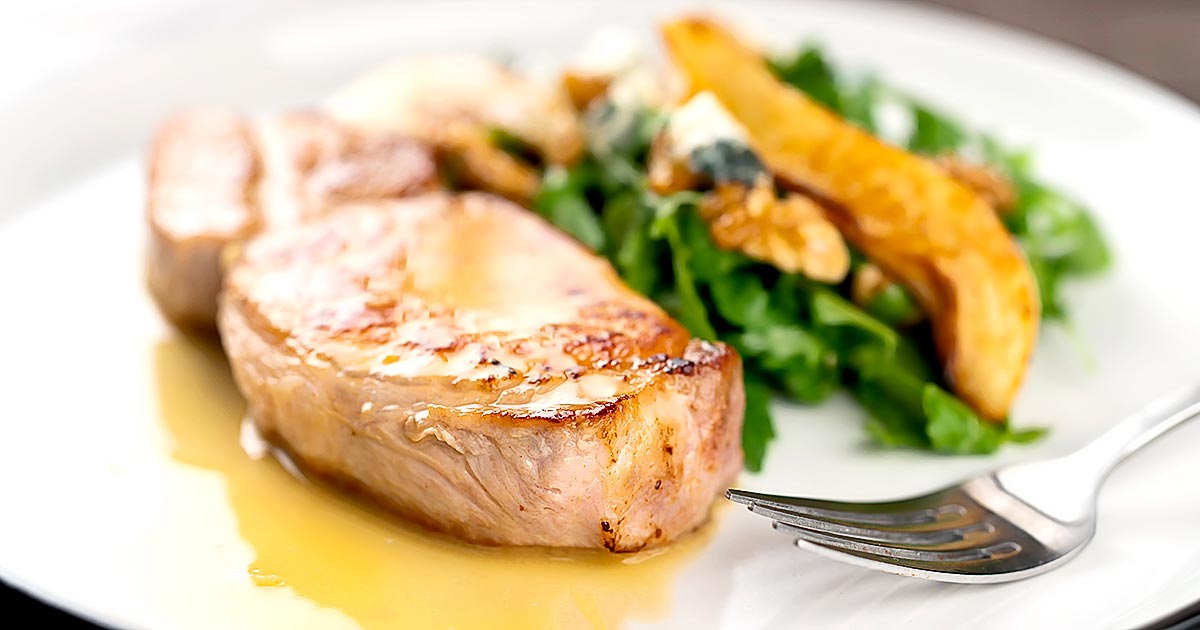 Pork Loin Steaks In A Simple Cider Butter Sauce Krumpli