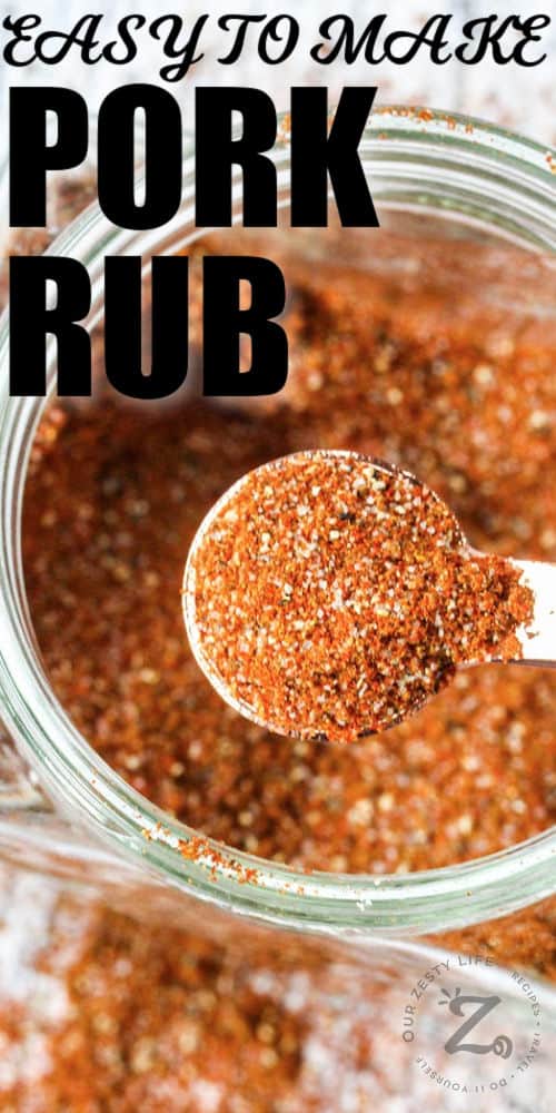 Pork Rub Recipe All Purpose Rub Our Zesty Life