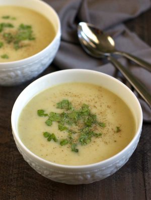 Potato Leek Celery Soup Turnip The Oven Recipe Leeks Celery Soup