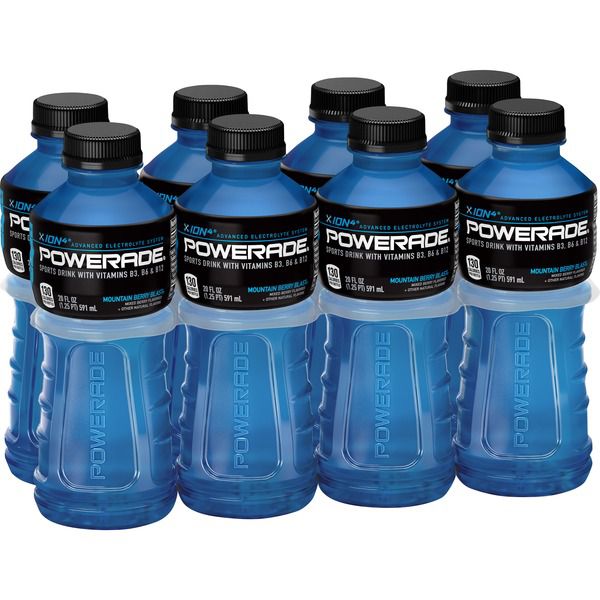 Powerade Electrolyte Enhanced Sports Drinks W Vitamins Mountain