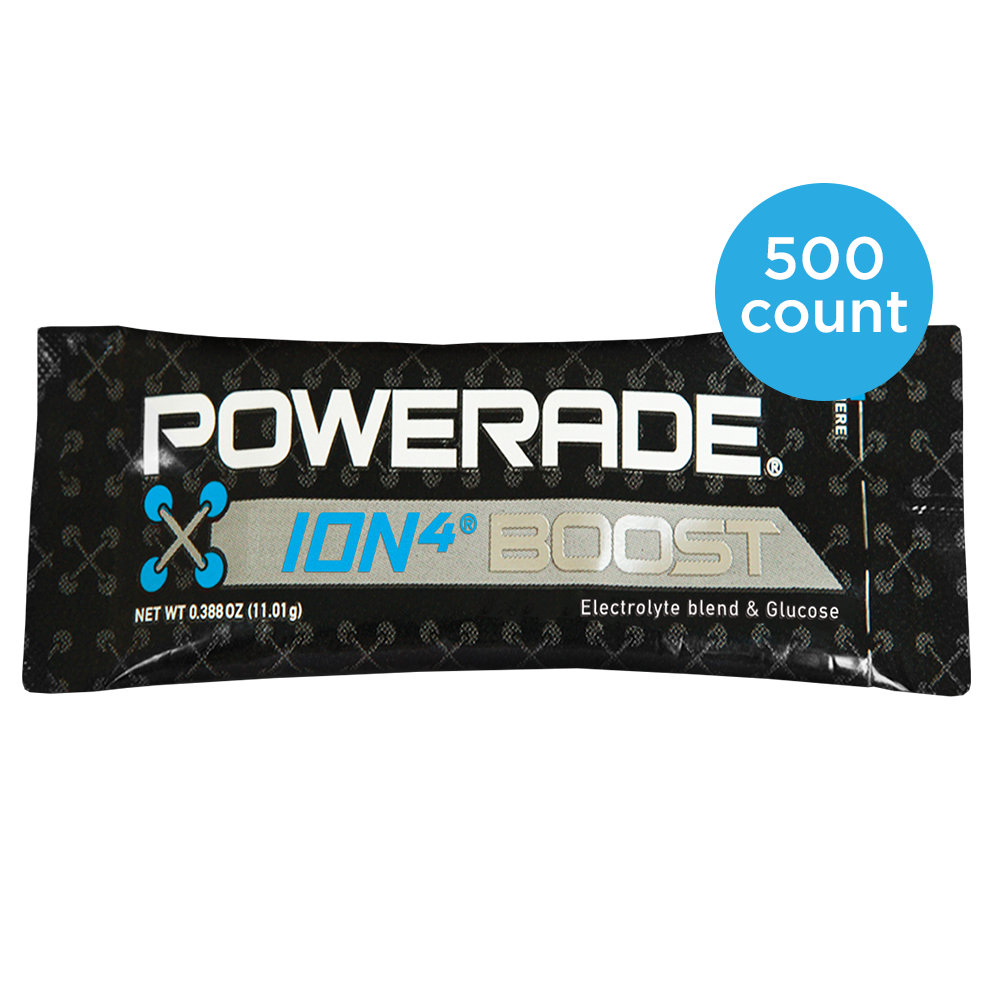 Powerade Ion4 Boost Case Of 500 Packets Hydration Center