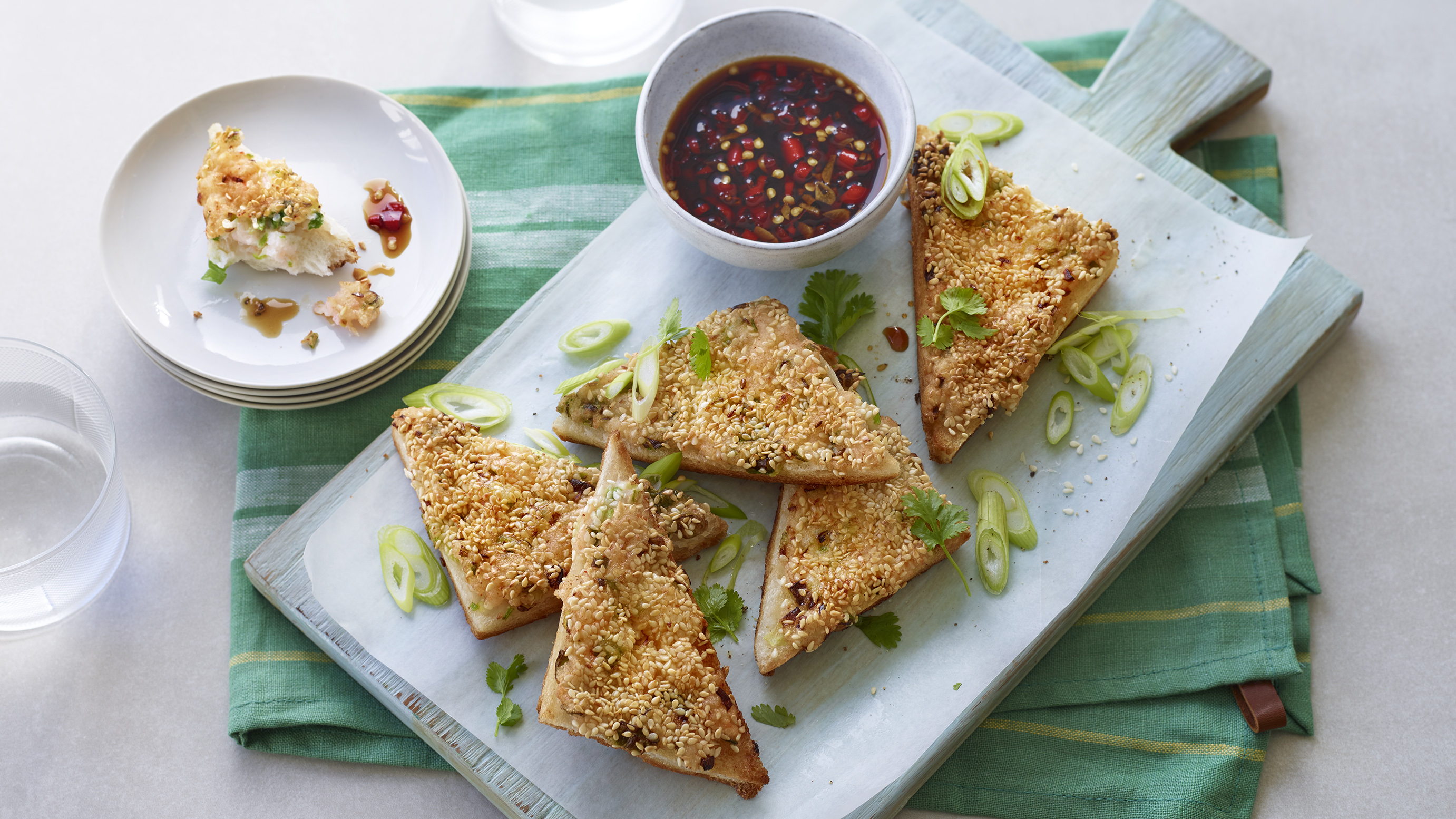 Prawn Toast With Quick Sweet Chilli Sauce Recipe Cart