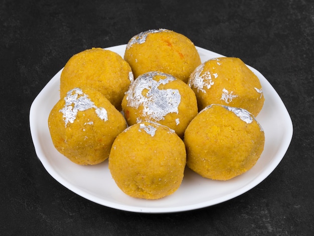 Premium Photo Besan Laddu Indian Traditional Sweet Food