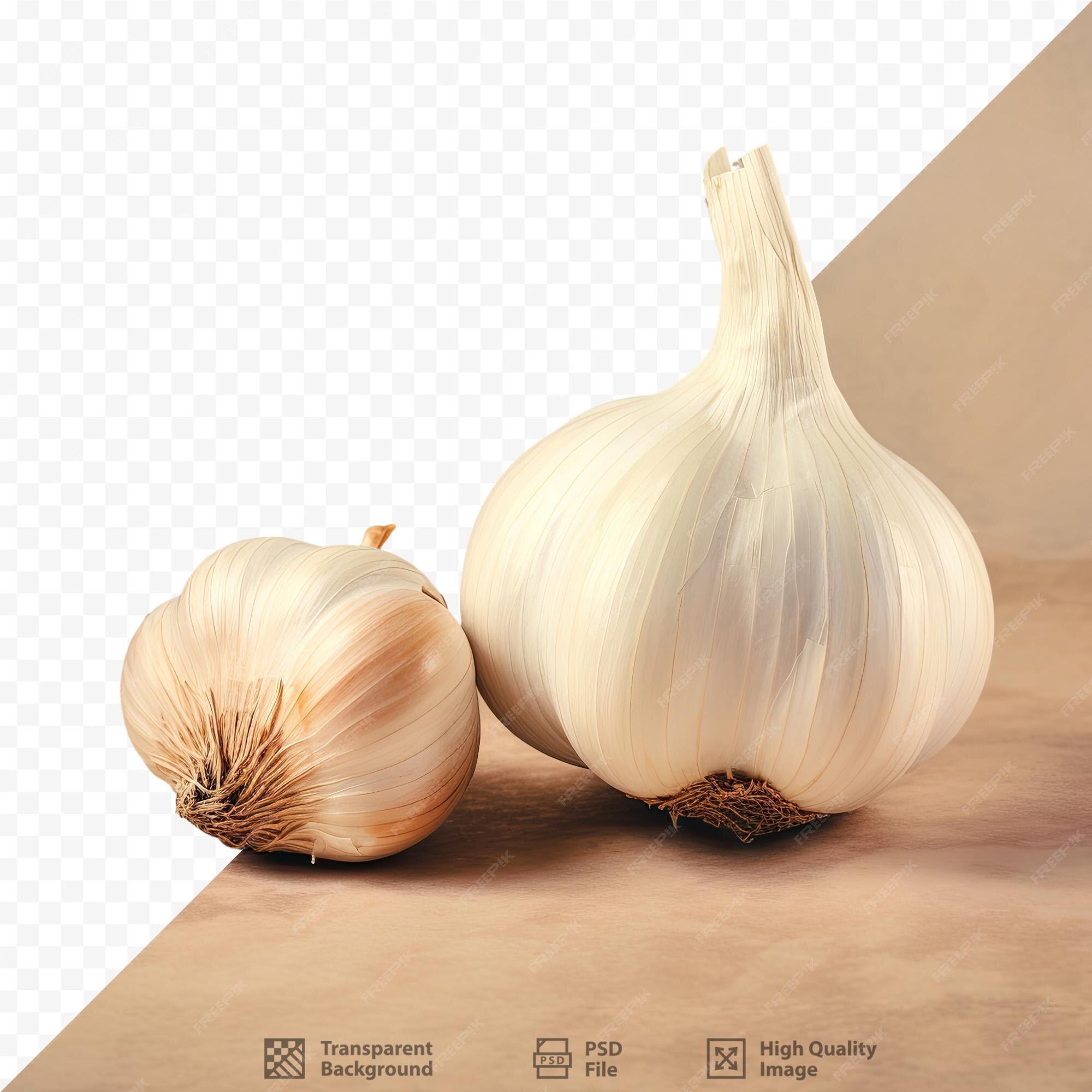 Premium Psd Garlic Is A Flavorful Spice Often Found On The Kitchen Table