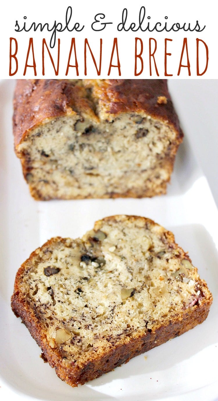 Printable Step By Step Easy Banana Bread Recipe