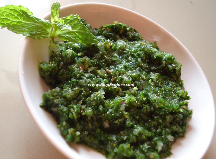 Pudina Chutney Mint Chutney