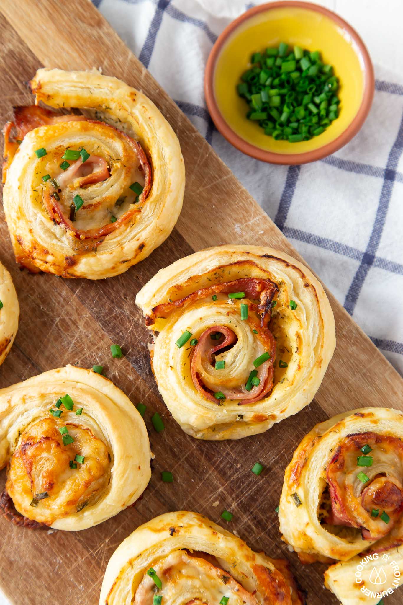 Puff Pastry Ham And Cheese Pinwheels Easy And Delicious Appetizer That