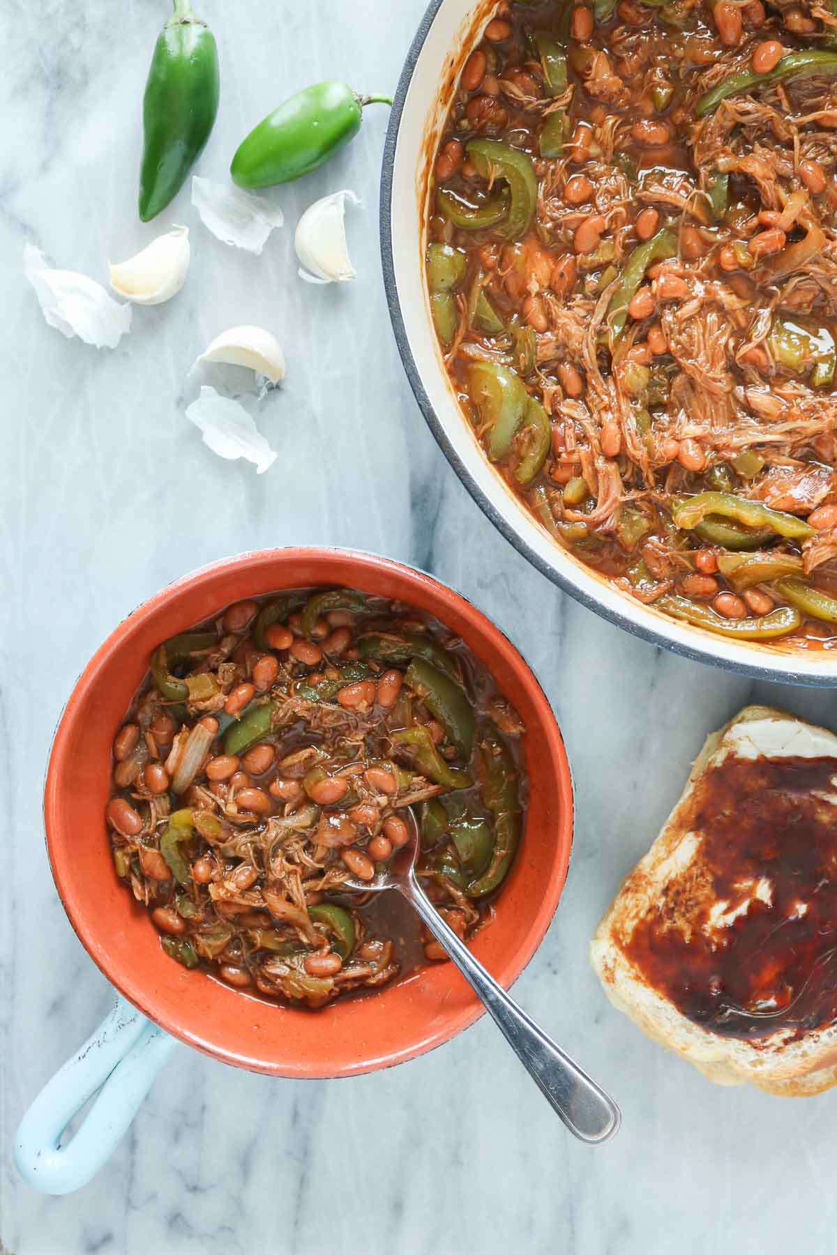 Pulled Pork And Beans Girl Heart Food