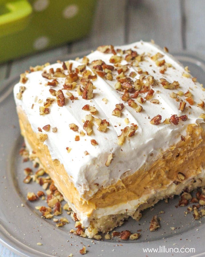 Pumpkin Delight Video Easy Pumpkin Layered Dessert